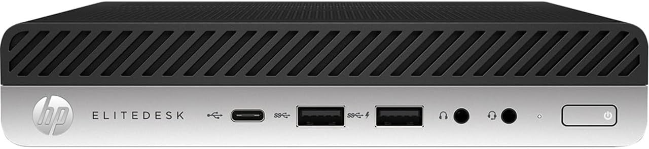 HP EliteDesk 800 G5 Mini Tiny Business PC, Intel Hexa-Core i5-9500T up to 3.70GHz, 16GB DDR4 RAM, 256GB NVMe SSD, WiFi 6, Bluetooth 5.1, HDMI, DisplayPort, Windows 11 Pro 64-bit (Renewed)