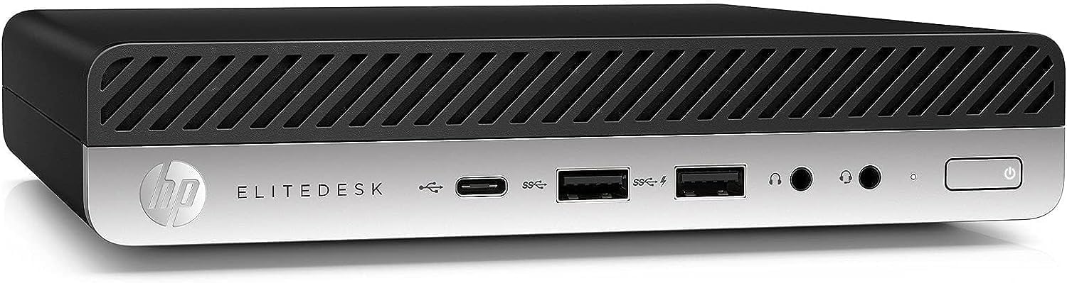 HP EliteDesk 800 G5 Mini Tiny Business PC, Intel Hexa-Core i5-9500T up to 3.70GHz, 16GB DDR4 RAM, 256GB NVMe SSD, WiFi 6, Bluetooth 5.1, HDMI, DisplayPort, Windows 11 Pro 64-bit (Renewed)